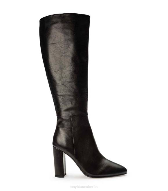 kniehohe Stiefel| de Tony Bianco Frauen Bellez-Kalbsstiefel schwarzes Venedig 4624446